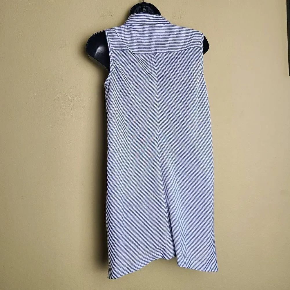 Max Studio Striped Sleeveless Top - Picture 7 of 8